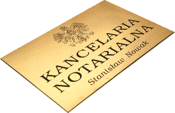 Kraków grawerowanie tabliczek